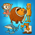 أيقونة البرنامج: Brainrot Merge Puzzle Mas…
