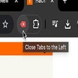 أيقونة البرنامج: Close Tabs to the Left