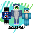 Skin Sharkboy for MCPE