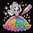 プログラムのアイコン：Princess coloring book dr…