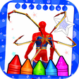 プログラムのアイコン：Spider Ultra coloring boo…