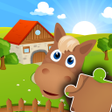 Ícone do programa: Farm Jigsaw Puzzles for k…