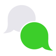 Biểu tượng của chương trình: imessage (그린) - 카카오톡 테마