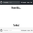 أيقونة البرنامج: Github light header