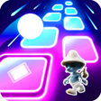 プログラムのアイコン：Smurf Cat Music Tiles Hop