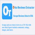 Otto Reviews Extractor | Scrape Otto Reviews Data to CSV