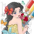 Princess Coloring Art Book