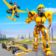 Flying Formula Car Robot Transform: Shooting Games