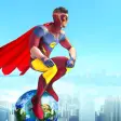 Superhero Flying City Rescue