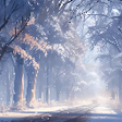 أيقونة البرنامج: Road in Frozen Forest Liv…