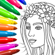 程序图标：Coloring for girls and wo…