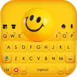Rolling Happy Emoji Keyboard Background