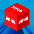 2048 Cube Puzzle. Merge 3D Cub