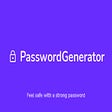 Password Generator