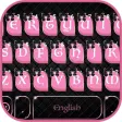 Pink Black Keyboard Theme