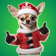 Ikona programu: Christmas Dogs WASticker