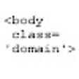 Ikona programu: <body class='domain'>