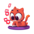 プログラムのアイコン：Taffy Cat Sticker