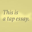Fish: a tap essay icon