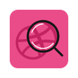 Dribbble shot hover preview icon