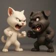 أيقونة البرنامج: Cats vs Dogs Merge Animal…