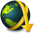 プログラムのアイコン：Download with JDownloader
