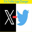 X to Twitter - x logo changer