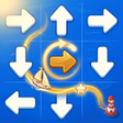 أيقونة البرنامج: Aeolian: Arrow Puzzle Flo…