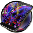 Icon of program: Dialer Theme Neon Abstrac…