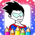 程序图标：Coloring Titans Heroes Ga…
