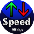 プログラムのアイコン：Internet Speed Meter ( Da…