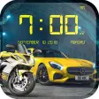 Cars and Bikes Clock Live Wallpaper HD New 2018
