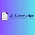 Programikonen: AI-Summarize