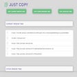 Icon of program: Just Copy