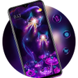 プログラムのアイコン：Flower theme  shining fly…