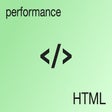 Programikonen: performance-HTML