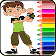 Иконка программы: Ben 10 Ten - Aliens Color…