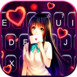 Ícone do programa: Cute Lovely Girl Keyboard…