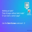 ไอคอนของโปรแกรม: Dark Screen