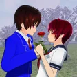 プログラムのアイコン：Girls High School Sim Gam…