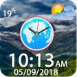 プログラムのアイコン：World clock widget and we…