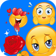 Иконка программы: Love Heart Stickers -Emoj…