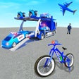 أيقونة البرنامج: US Police Chase : Cycle R…
