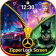プログラムのアイコン：Heart Zipper Screen Lock