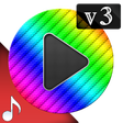 أيقونة البرنامج: Poweramp v3 skin rainbow