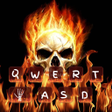 Programikonen: Fire Skull Keyboard