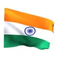 Waving India Flag Widget