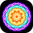 プログラムのアイコン：Glow Magic Doodle kaleido…