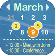 ไอคอนของโปรแกรม: Calendar Widget Month wit…