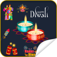 Иконка программы: Diwali Sticker For Whatsa…